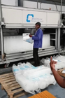 tipo comercial de enfriamiento directo de la máquina del bloque de hielo 3T para los refrigeradores