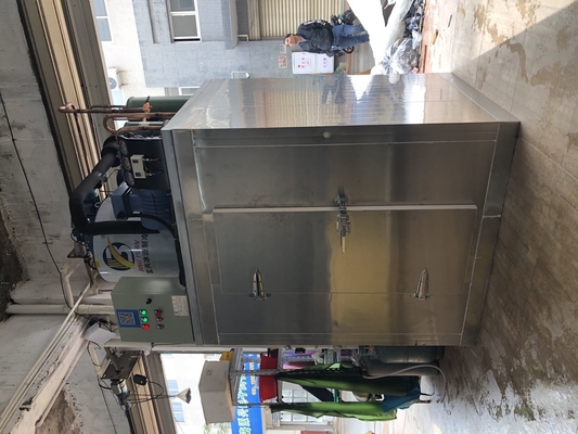 Máquina de hacer hielo 2tons de la escama de acero de SUS304 Staineless para las granjas