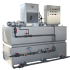 Sistema de distribución químico concreto de la planta de mezcla que dosifica para el tratamiento de aguas residuales