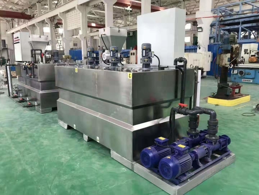 Polvo seco químico auto 5000L/H que dosifica el dispositivo para las máquinas de desecación del barro