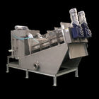 Máquina de desecación multi de la prensa de tornillo de la placa de la astilla para el tratamiento de aguas residuales del barro