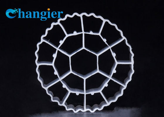 Medios de filtro plásticos de agua del tratamiento de aguas residuales de PE06 Φ25*10 bio MBBR