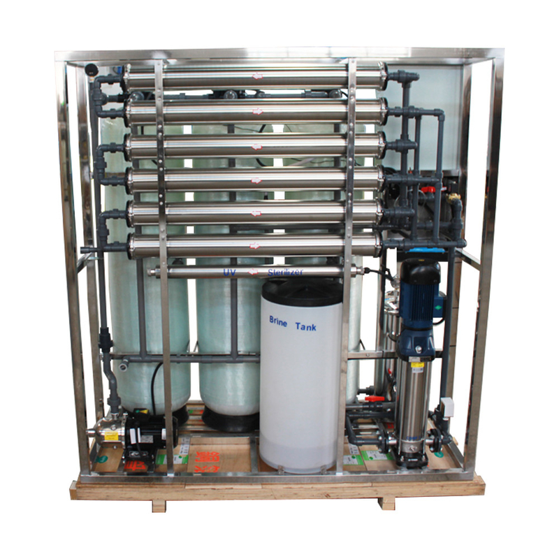 High pure water production 1200L/hour Reverse Osmosis Water system remove 97% salt TDS