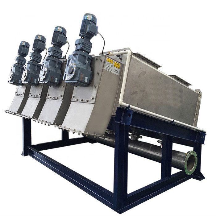Máquina de desecación del barro del Volute del tornillo para el tratamiento de aguas residuales de la industria