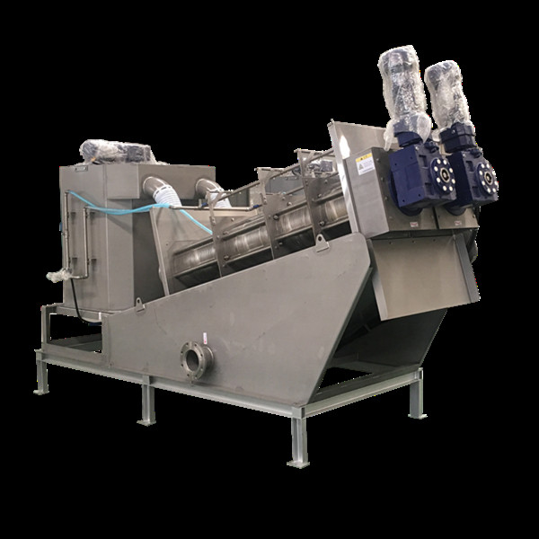 Maquinaria de desecación multi del tratamiento de aguas residuales de la máquina de la prensa de tornillo de la placa