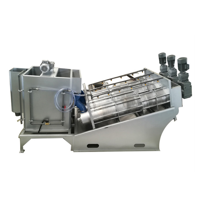 Máquina móvil de desecación de la prensa del barro del sistema de tratamiento de aguas residuales para la industria alimentaria